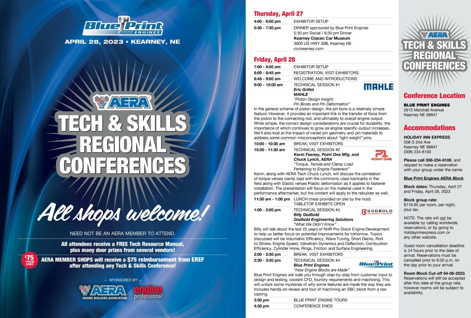 AERA Technical & Skills Conference Elgin Industries Engine and